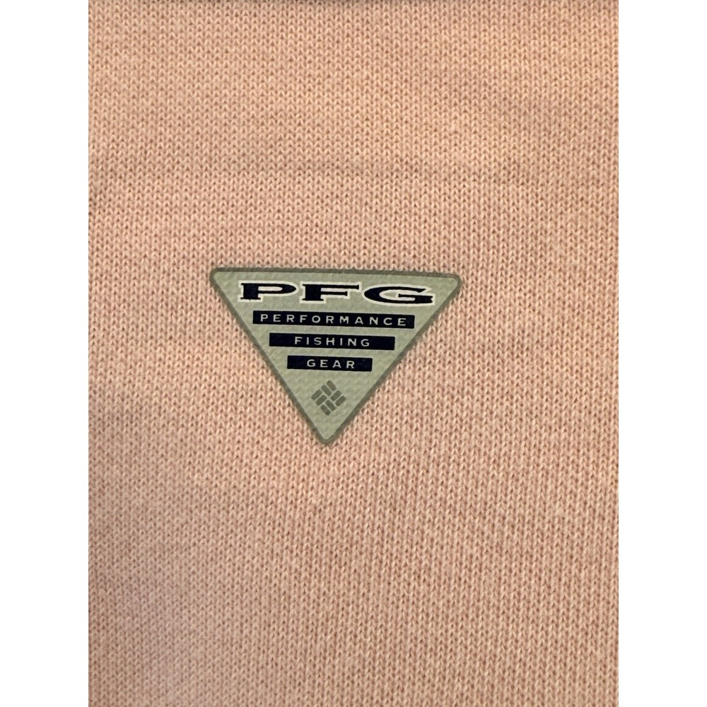 Columbia Performance Fishing Gear Womens L Pink Crop Top Shirt UV Protection - Picture 3 of 5